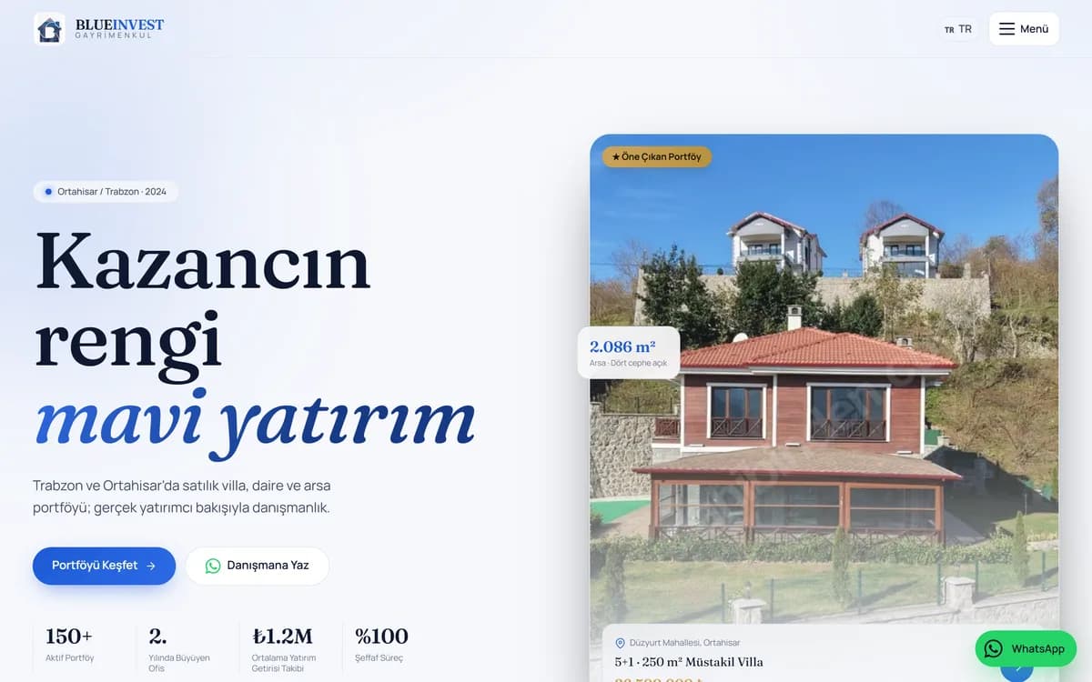 blueinvestgayrimenkul.com ana sayfa