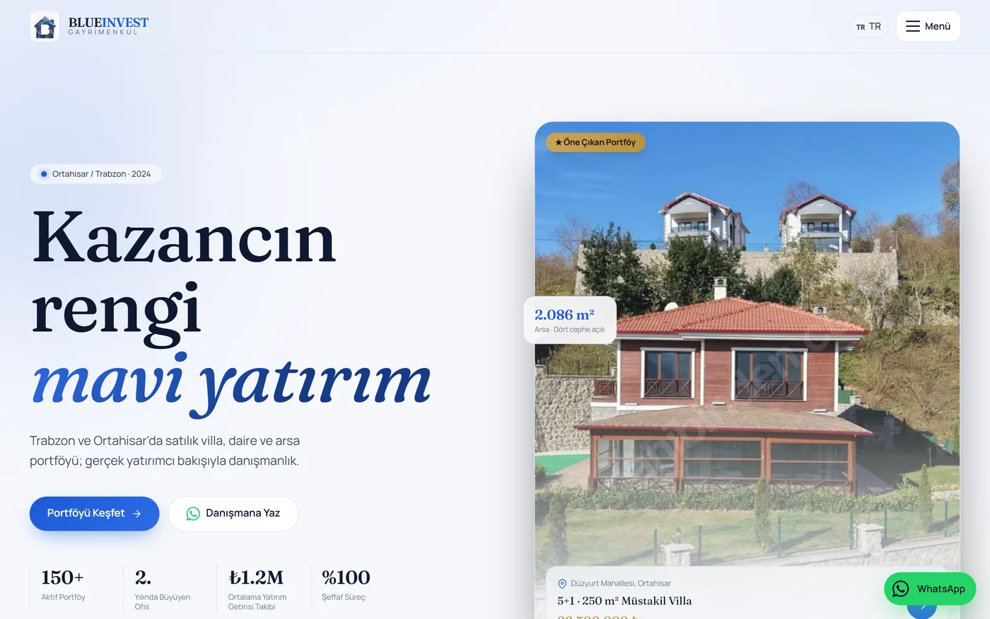 BlueInvest Gayrimenkul — ekran görüntüsü 1